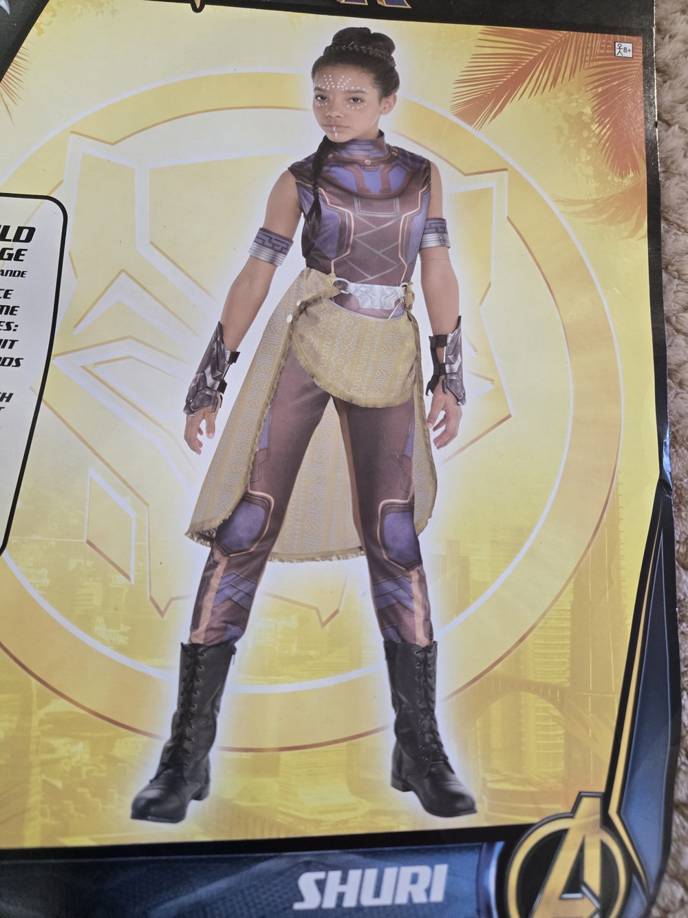 Marvel Black Panther Shuri Girls Costume Size 12-14 - Picture 4 of 6